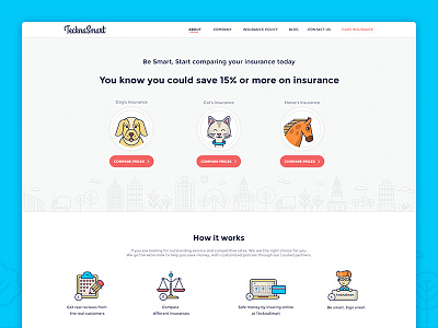 Animals' insurance web site