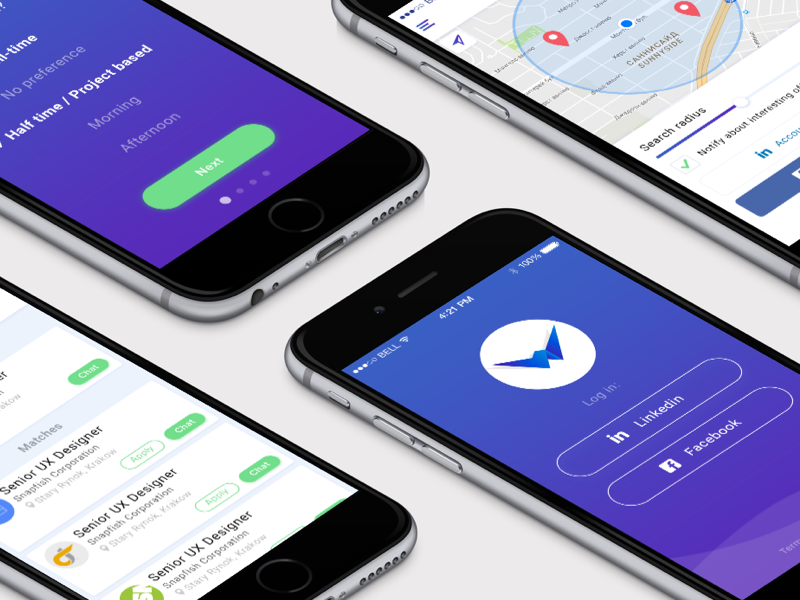 Workeo iOS app by Stepan Dihich for UIGiants on Dribbble