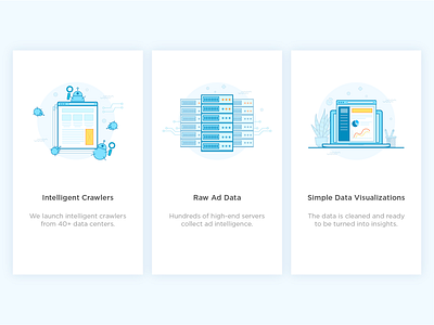 Icons for business web app bugs data icons introscreens onboarding outline outline icons servers