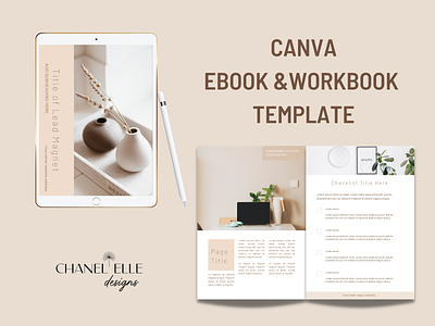 Editable Workbook and Ebook Canva Template