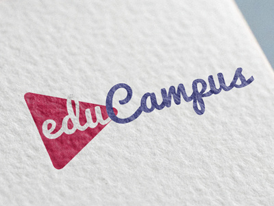 educampus-Logo Concept branding flat logo typogaphy vector