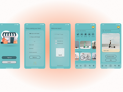 Pastel color inspired app !