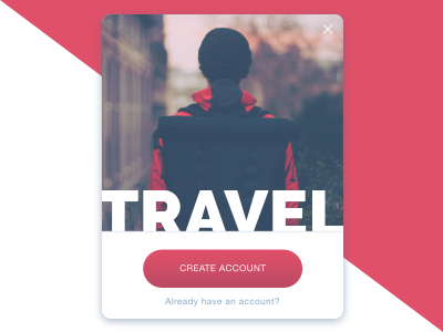 Daily UI - #001 button cta gradient sign up ui