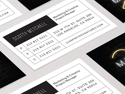 213 Business Cards