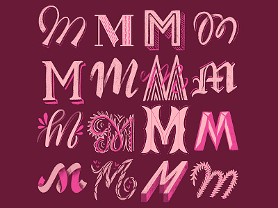 Mmmmm calligraphy cursive handlettering handwritting homwork letter lettering m script type typography