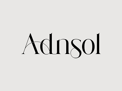 Adnsol brand brand identity branding brandmark design identity logo logo design logomark logos logotype minimalistic symbol timeless timeless logo