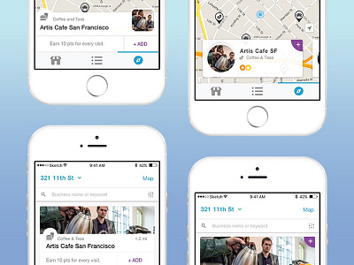Explore UI - Visual Concepts explore ios mobile app ui design visual design