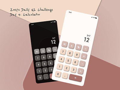 Daily UI 004 Calculator calculator calculatordesign dailyui dailyui004 dailyuichallenge ui uidesign