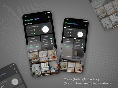 DailyUI Challenge Day 21: home monitoring dashboard dailyui dailyuichallenge dashboard homeapp homemonitoring homemonitoringapp smarthome smarthomeapp