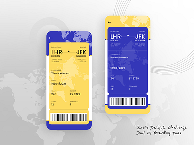 DailyUI 024 Boarding pass boarding boardingpass boardingpassdesign dailyui dailyui024 dailyuichallenge flight