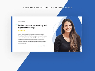 Daily UI Challenge #039 - Testimonials dailyui dailyui039 dailyui39 dailyuichallenge testimonial design testimonialdesign testimonials webdesign