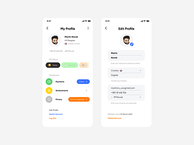 DailyUI 006 — User Profile 006 daily ui daily ui 006 dailyui dailyui 006 profile profilepage user user profile