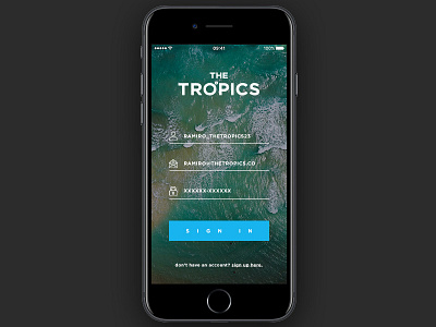 The Tropics member login