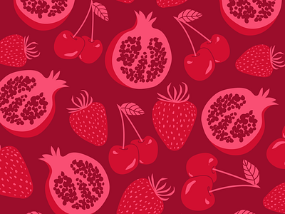 Fruit Print asheville branding concept creative draw fruit fruit illustration fruity illustration illustrator