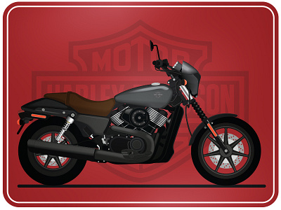 Harley Davidson harley harley davidson illustration motorcycle vector vector illustration