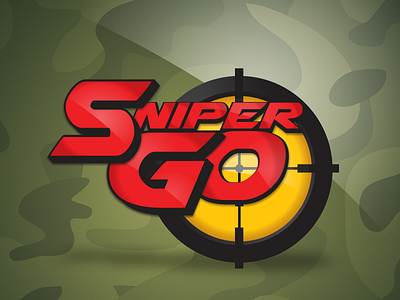 Logo design for Sniper-Go Mobile App anime branding cartoons comic book game app illustrator logo logo design mobile app photoshop splash screen