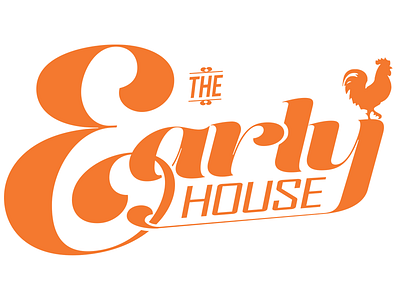 Early House Eatery branding illustration illustrator logo design typography