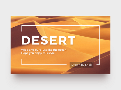 desert desert design layout painting yellow
