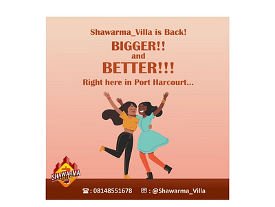 Shawarma_Villa's Poster design vector