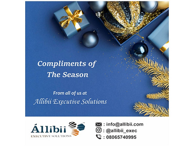 Compliments of the season design