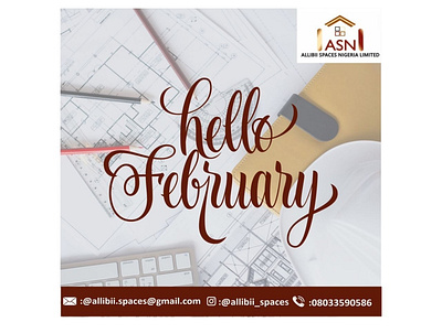 Hello February design