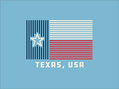 Texas, USA badge dallas design designer flag flat houston icon illustration logo outdoors simple sticker texas thick lines typography vector