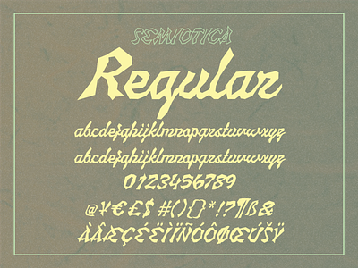 Ezekiel Script Font characters design display font font type typography