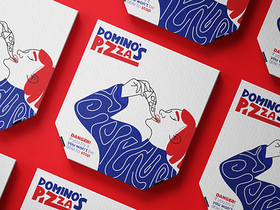 DOMINOS PIZZA REBRANDING | RE DESIGN | ILLUSTRATION