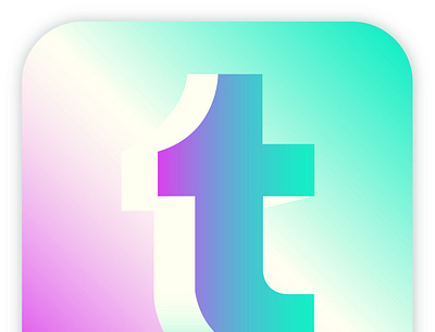 tumblr app icon graphic design tumblr logo vector