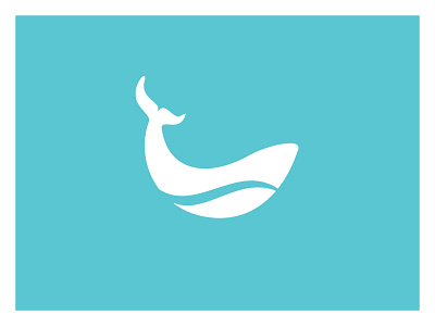 whale graphic design logo whale