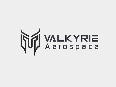Valkyrie Aerospace aerospace branding drone graphic design logo space v valkyrie
