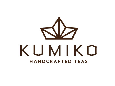 Kumiko Logo branding flower logo tea