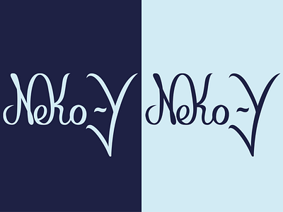 Neko-Y. Personal ID graphic design logo