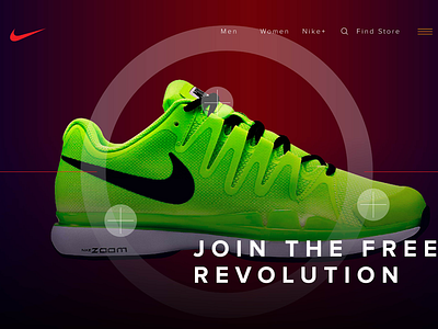 Nike Home Page Redesign Concept