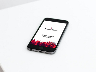 Splash Screen, Booking App concept design