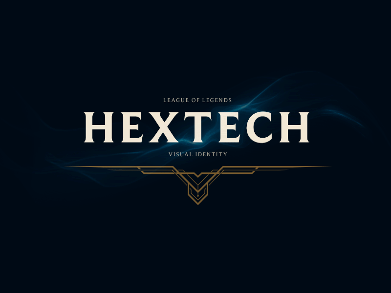 League of Legends // Hextech Visual Identity design gaming gif interactive interface league legends lol motion typography ui video games