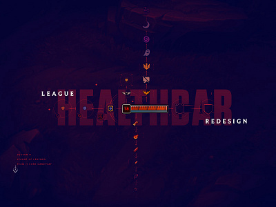 League of Legends Healthbar Redesign game league legends moba ui