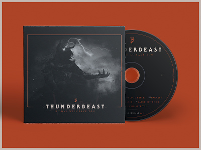 Thunderbeast Album album album artwork design matte matte painting typography