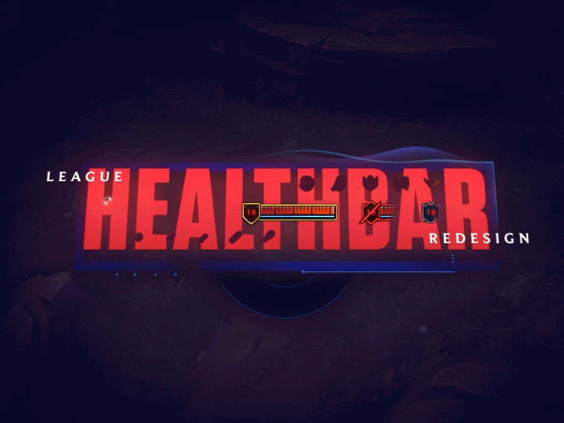 League Healthbar Redesign