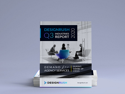 DesignRush Q3 Report brochure covid covid 19 magazine white paper