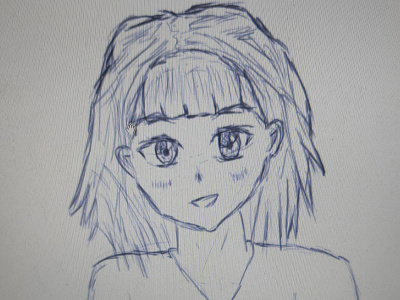 Digital Drawing Female Anime