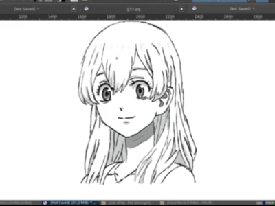 Drawing Anime Girl