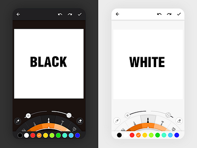 draw app app black draw icon pen ui ux white