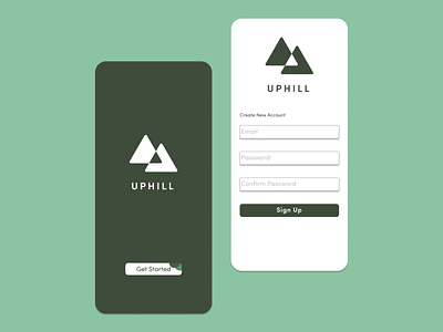 Daily UI 001 - Sign Up app design ui