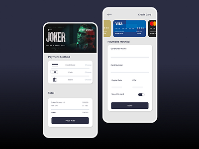 Daily UI 002 - Credit Card Checkout Form design ui