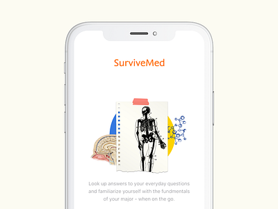 Welcome - Illustration anatomy collage health app illustration medical app uidesign ux ux design