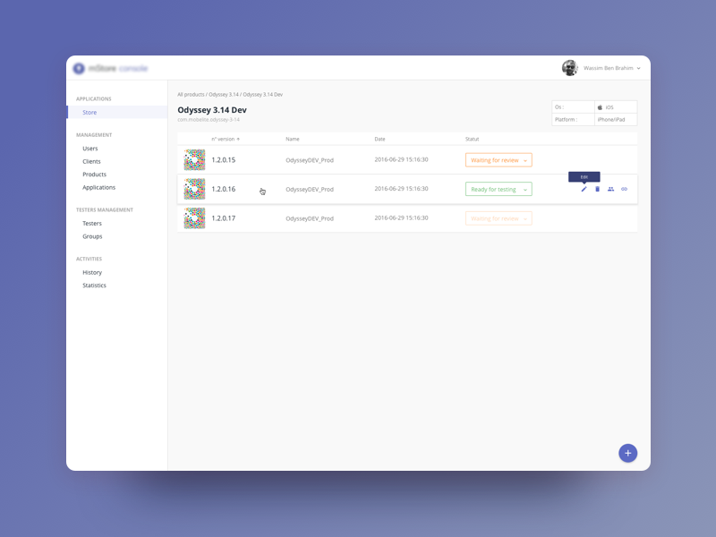 UI - Web App by Wassim Ben Brahim on Dribbble