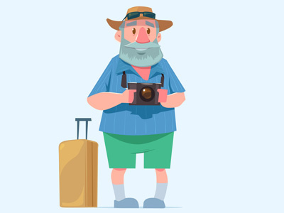 Pensioner Tourist