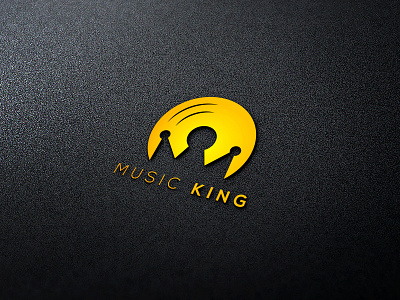 Music King branding design graphic design illustration logo luxury typography ui ux vector