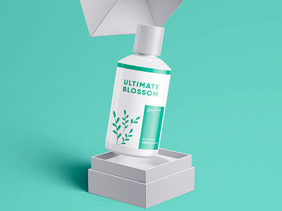 Cosmetic Label Packaging Design branding